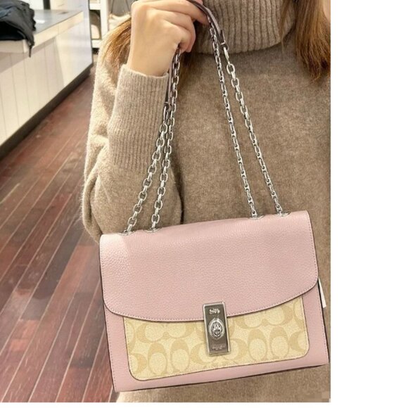 Coach Lane Shoulder Bag In Signature Canvas - Picture 10 of 10